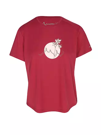 SCHÖFFEL | Camiseta funcional de mujer Haberspitz L | dunkelrot